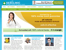 Tablet Screenshot of mysexclinic.com